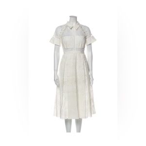 Self-Portrait A-Line Midi Dress NWT